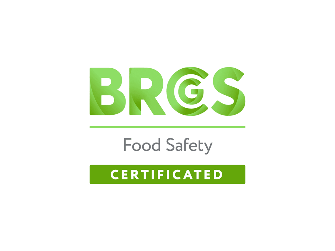 Certificado BRCGS de Segurança Alimentar.