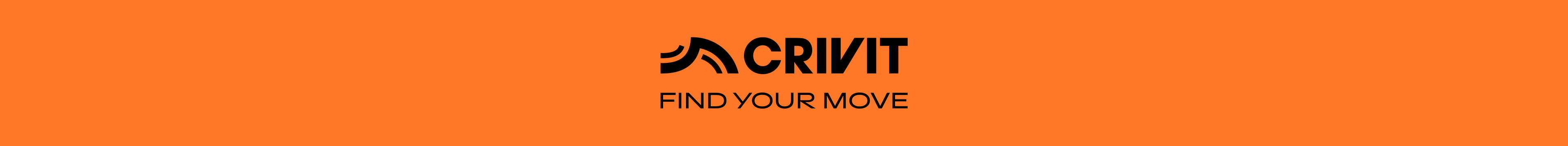 Logo Crivit: Encontre seu movimento.