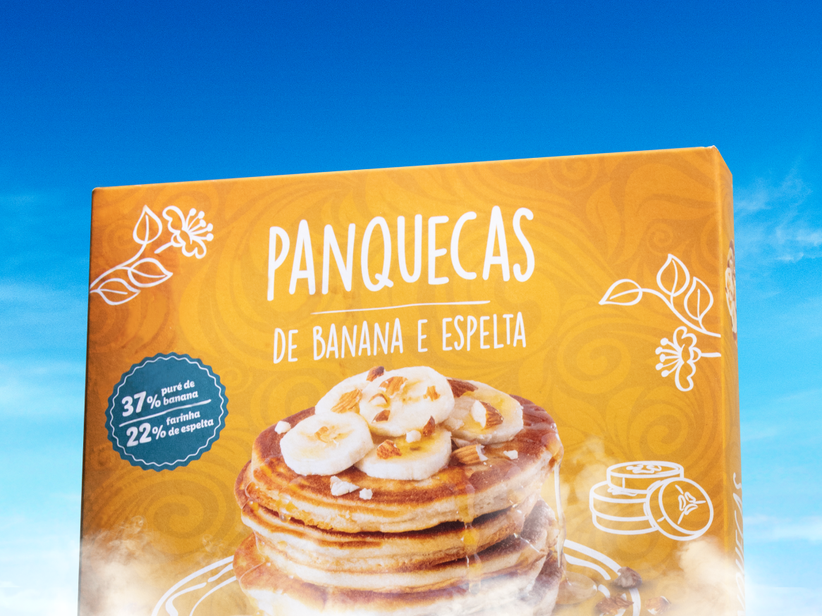 Panquecas de Banana e Espelta