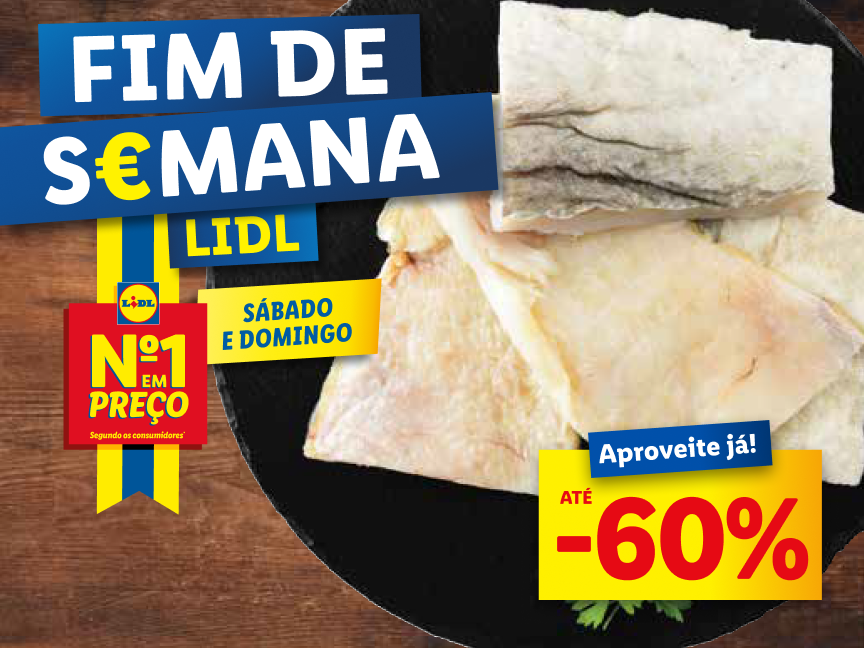 Fim de Semana Lidl até 60% desconto