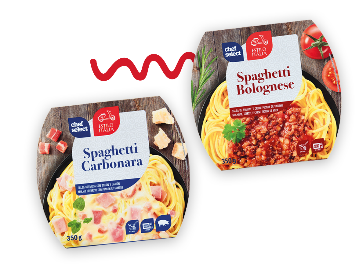 Spaghetti Bolonhesa/ Carbonara